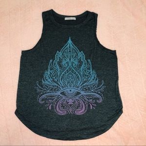Gray tank top, size small